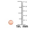 10K Rose Gold 5mm Ball Stud Earrings