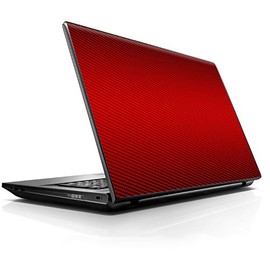 15 15.6 inch Laptop Notebook Skin Vinyl Sticker Cover Decal Fits 13.3" 14" 15.6" 16" HP Lenovo Apple Mac Dell Compaq Asus Acer/Red Carbon Fiber Graphite