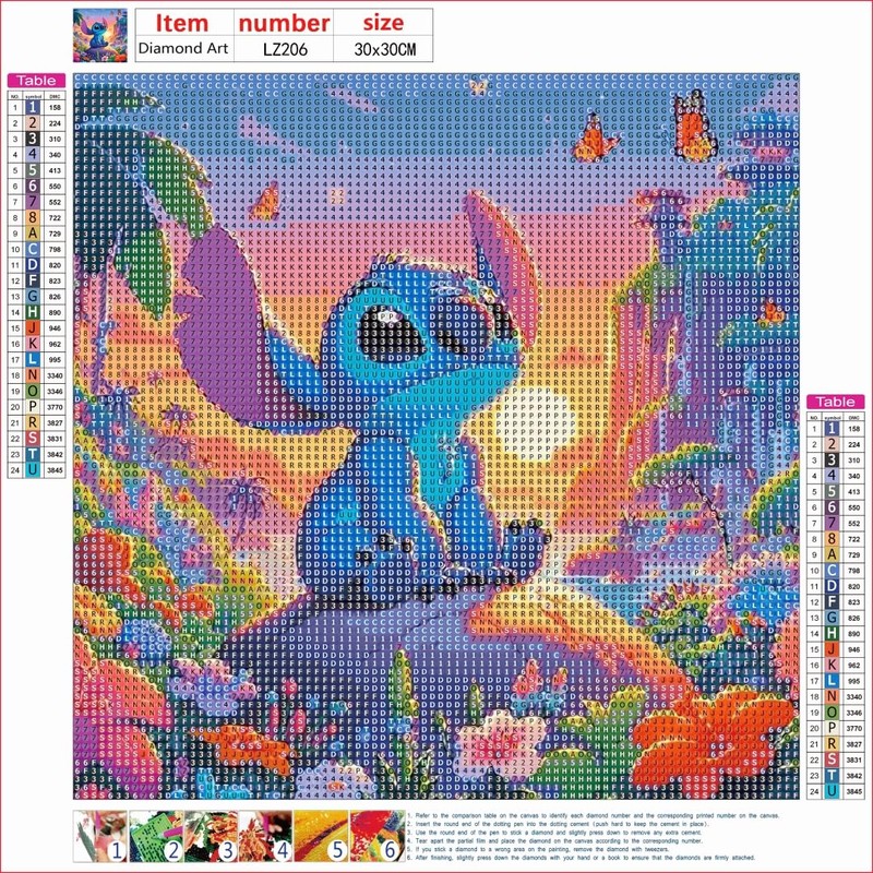 CLYCTIP Stitch Diamond Painting Kits for Adults,Diamond Painting Pictures by