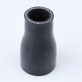 AC PERFORMANCE AC PERFORMANCE ID 1.5" to 1-1/8" (38mm to 28mm) Silicone Hose Straight Reducer 3-Ply Reinforced Black, 3" Length