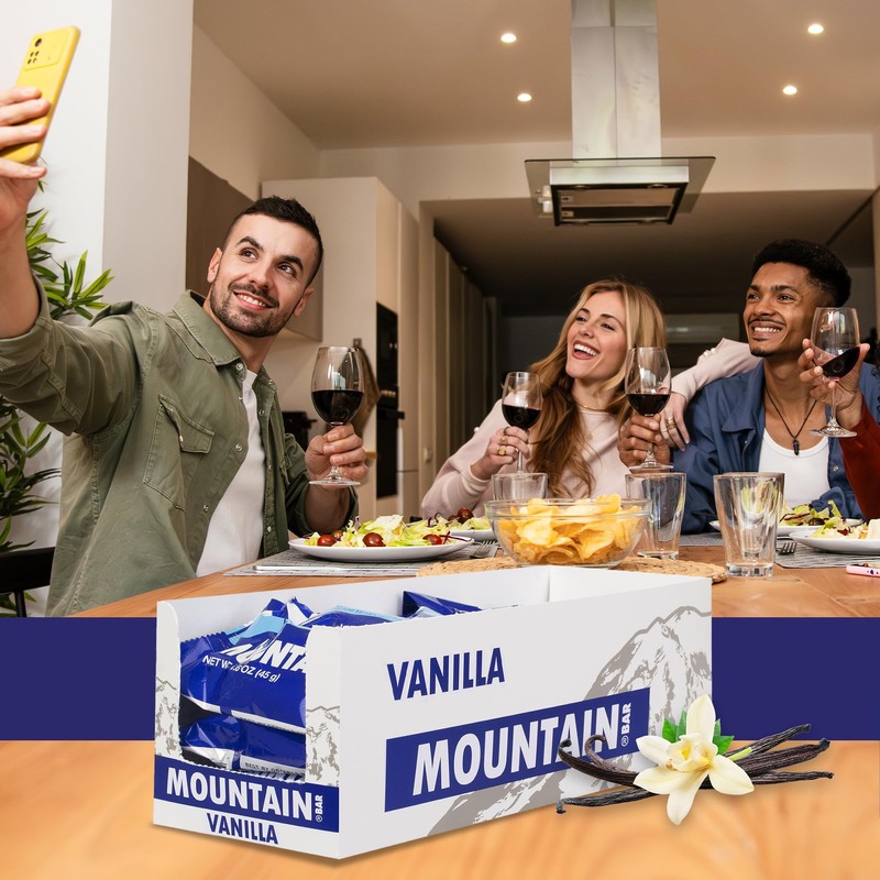 Almond Roca Case of 15 Vanilla Mountain Bars - 1.6oz