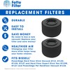 Fette Filter 2-Pack Bissell 54A2 Compatible Replacement Pack for PowerEdge