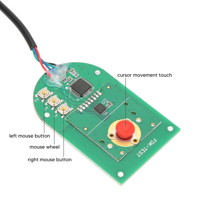 Keyboard Trackpoint 1M Detachable Red Cap Soft Dome Laptop Pointer