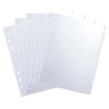 50 Pack 50 Pocket 5x7”Clear Page Protectors for A5 Binder