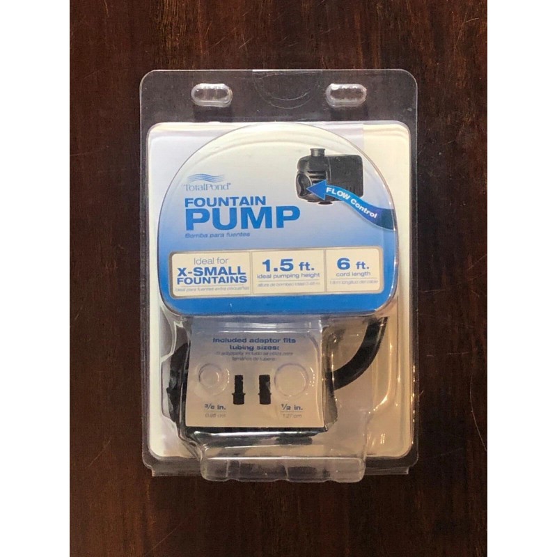 TotalPond 2 - TotalPond 70GPH Fountain Pump MD11060 1.5ft. Pumping