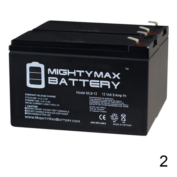 Mighty Max Battery 12V 9Ah SLA Battery Replacement for Acorn