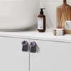 Rockcloud Set of 2 Hexagonal Amethyst Crystal Cabinet Knobs Cupboard