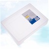 Operitacx Box Portable Art Scrapbook Storage Box Desktop Organiser File