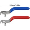 safycaby 4 PCS Lever Handle for Ball Valve Stainless Steel
