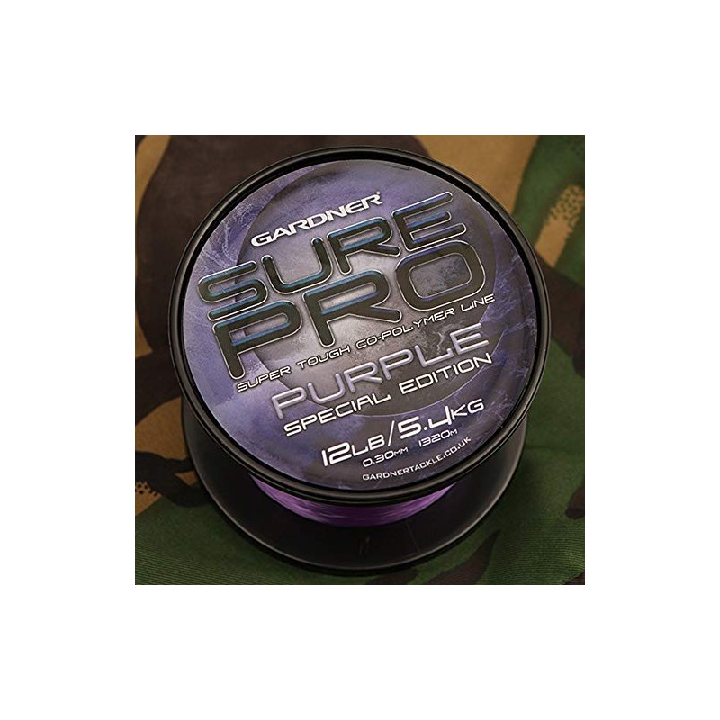 Gardner Tackle Sure Pro Purple Mainline - Carp Pike Coarse