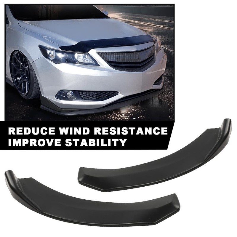 G-PLUS Universal Front Bumper Lip Splitter Diffuser Polyurethane Winglet Type-2