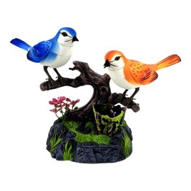 Perfeclan Talking Jay Home Office Desk Decoration Realistic Kids Toy Desk Accessory, Talking Sound Control Toy Electronic Pet for Gift, 513B