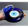 ESPLANADE Glass Evil Eye Car Door Hanging for Good Luck
