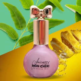 Juicy By Mon Cheri Strengthen and revitalize cuticles Cuticle Oil Moisturizes repairs promotes growth with refreshing Lemon Eucalyptus scent 10 ml