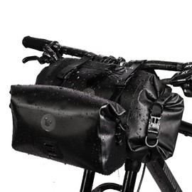 Rhinowalk 2PC Bike Handlebar Bag Set Waterproof Bicycle Front Tube Bag Large Capacity Storage Bag Shoulder Bag