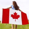 Canada Flag, Premium Canadian Flag 3Ftx5Ft, Double Stitched Polyester Maple