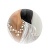 Chunky Pearl Necklace for Women Large Pearl Necklace White Big