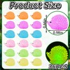 EVDERS 36Pcs Luminous Mini Resin Hedgehogs Cute Miniature Hedgehog Figurines