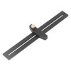 Woodworking Scriber Ruler Tool Aluminum Alloy for Marking Line Layout