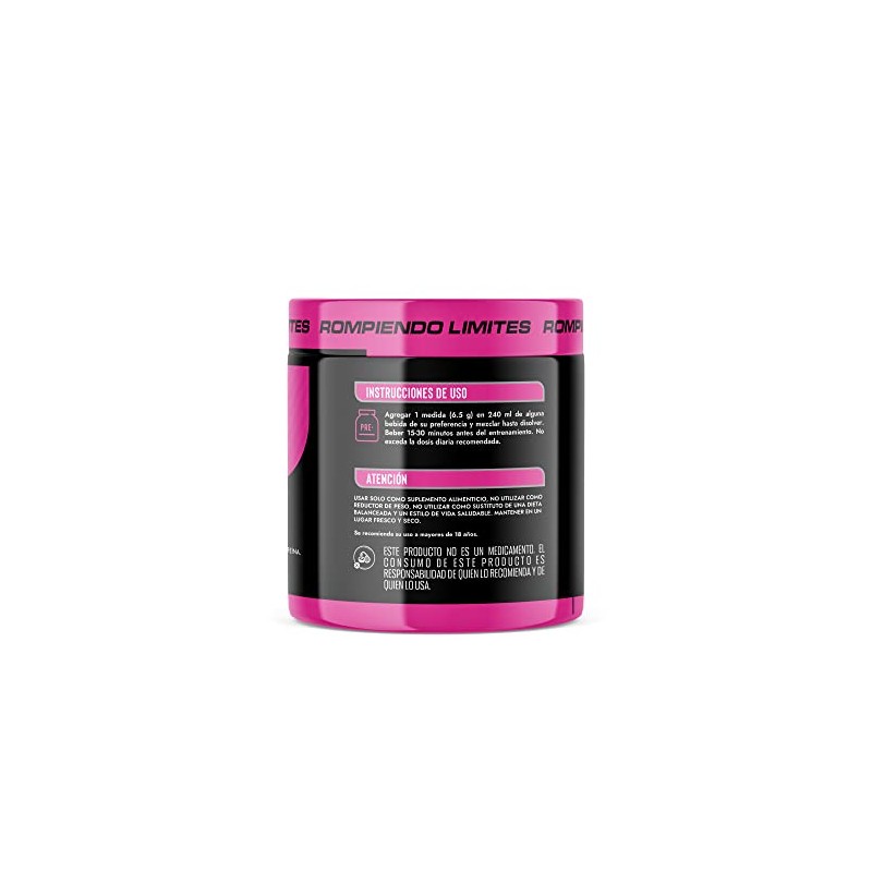 Creatina Monohidratada en polvo pre entreno para mujer pre workout