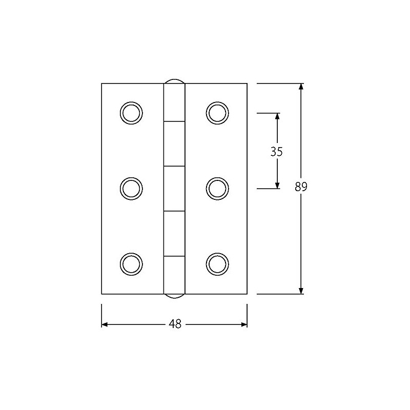 Best Stainless Bronze Square Hinges 3.5 inches (89 mm) 2
