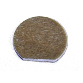 Archery Calf Hair Arrow Rest Plate - (Oval Shape) Adhesive Backed Stick ON Traditional Recurve - Longbow (Right Hand)