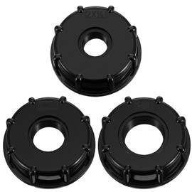 HJZHII IBC Adapter Cap Accessories, 3 Sizes Cap Adapter Cap IBC Container Spout Tank Cap Adapter for 1000 L Water Tank 1 in, 3/4 in, 1/2 Inch