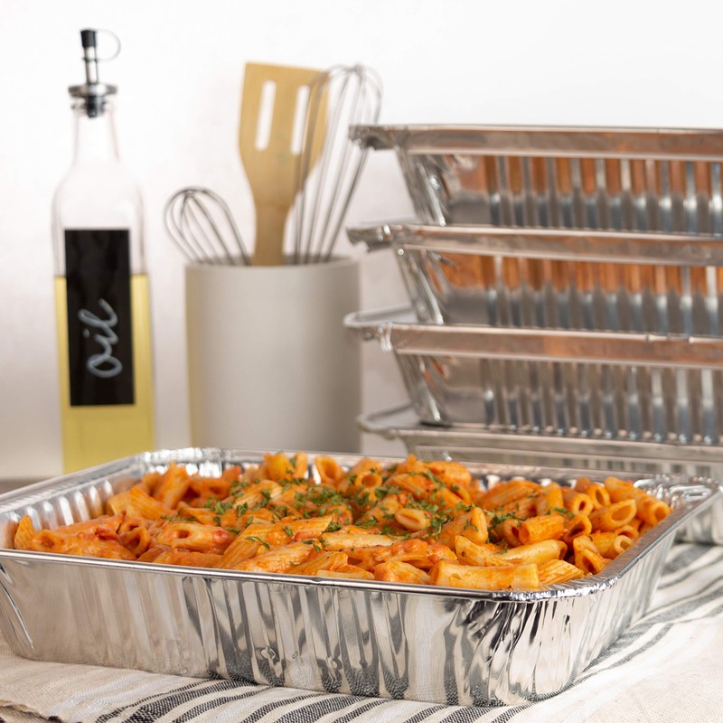 Jetfoil Aluminum Foil Pan with Lids | Half Size Deep