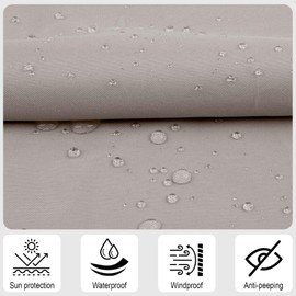 SUNNY GUARD Balcony Privacy Screen 75x500cm Fence Screen for Balcony and Patio Balcony Cover,UV protection windproof and waterproof,with Cable Ties,Dark Green