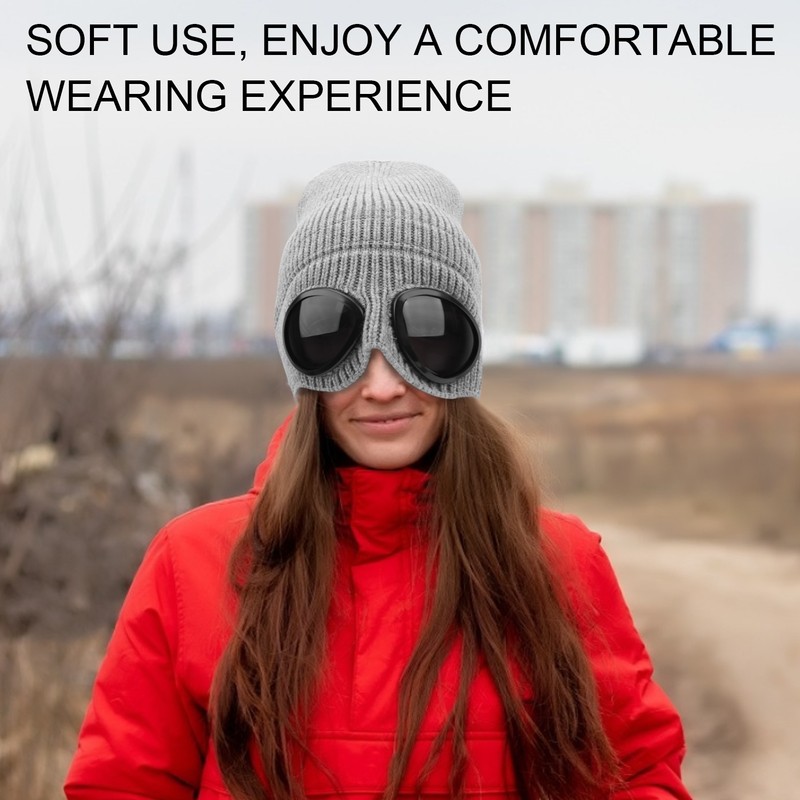 Fashionable Hat Goggles Thermal Warm Autumn Winter Cold Protector Sports