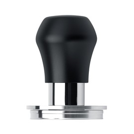 Normcore 53.3mm Espresso Tamper V4.1 Mini, Spring-Loaded Coffee with Click Feedback, Self-Leveling Stainless Steel Flat Baffle, Compatible with Breville Sage 54mm Portafilters, Black