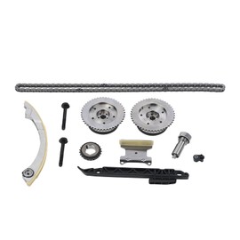 2.4 Timing Chain Kit w/VVT Fit for GMC Terrain | Fit for Chevy Equinox 2.4 2011-17, Impala Malibu 2014, HHR Cobalt 2.2 09-10 | Fit for Buick Regal LaCrosse Verano 2.4L 12-16, Replaces# 12621505