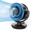 DR.PREPARE Oscillating Air Circulator Fan for Bedroom, 11.3” Height Powerful