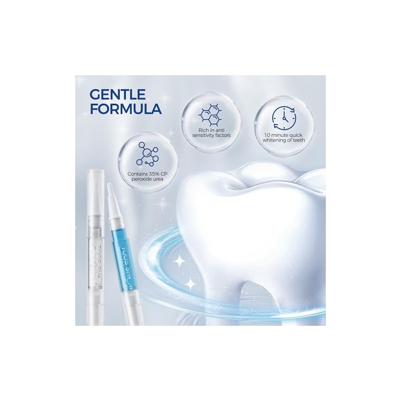 【Kit de blanqueamiento dental】: Consiga una sonrisa más brillante con