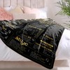 Yomaisky 50th Anniversary Blanket - Golden 50 Years of Marriage