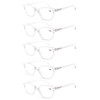 MODFANS Reading Glasses Women 4 Pack Ladies Readers Spring Hinge