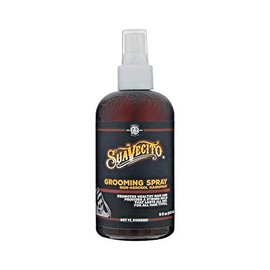 Suavecito Grooming Non-Aerosol Hairspray for Men - 8 oz - Classic Barber Scent, Medium Shine, Strong Hold Hair Spray - Works on all Hair Types & Textures