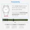 23mm Grey Nylon Watch Strap Band Replacement Men's Nylon Bracelet