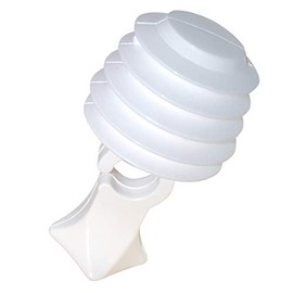 cyclingcolors AIR HORN RING BELL HAND TRUMPET KLAXON ACOUSTIC CHILDREN BABY 19MM WHITE PLASTIC