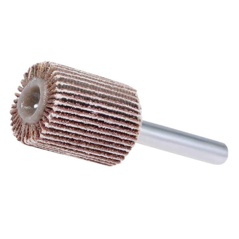 sourcing map 20mm Flap Wheels Shank Mounted Sandpaper Abrasive Wheel