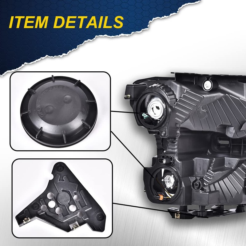G-PLUS Headlights Assembly, Compatible with 2015 2016 2017 Ford F150