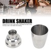 Cocktail Shaker 304 Stainless Steel with Double Ended Measuring Cup