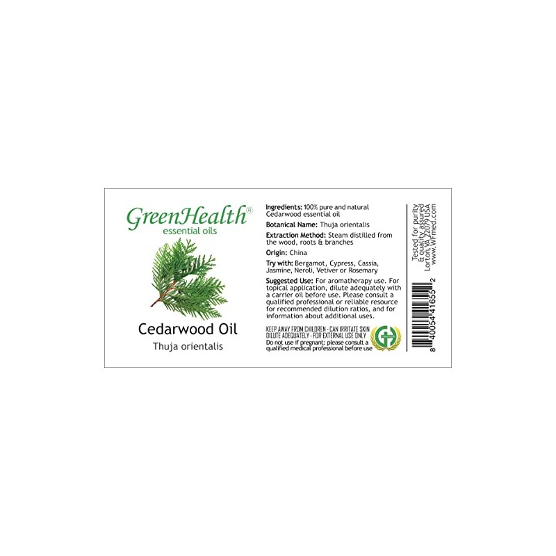 Cedarwood Essential Oil - 10ml (30 Oils)