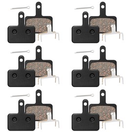 6Pairs Bike Brake Pads for Mountain MTB Bike, Resin Bicycle Disc Brakes for Shimano C501 M575 M525 M495 M486 M485 M475 M465