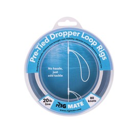 20 lb Pre-Tied Dropper Loop Rigs. Fishing Line Spool. Loops 18 Inches Apart with 5.5 Inch Loop Size. Perfect for Saltwater & Freshwater Fishing. Perfect for Snapper & Other Bottom Feeding Fish.