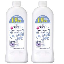 Biore U Foaming Hand Soap Refill, 12.8 fl oz (380 ml) x 2