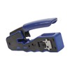 RJ45 Crimp Tool Pass Through Crimper with RJ45 Cat6 Crystal