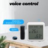 Temperature Humidity Monitor Wireless Sensor Voice Control WiFi for Home