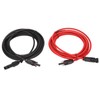 1 Pair 12AWG Solar Panel Wire with Connector Solar Adapter