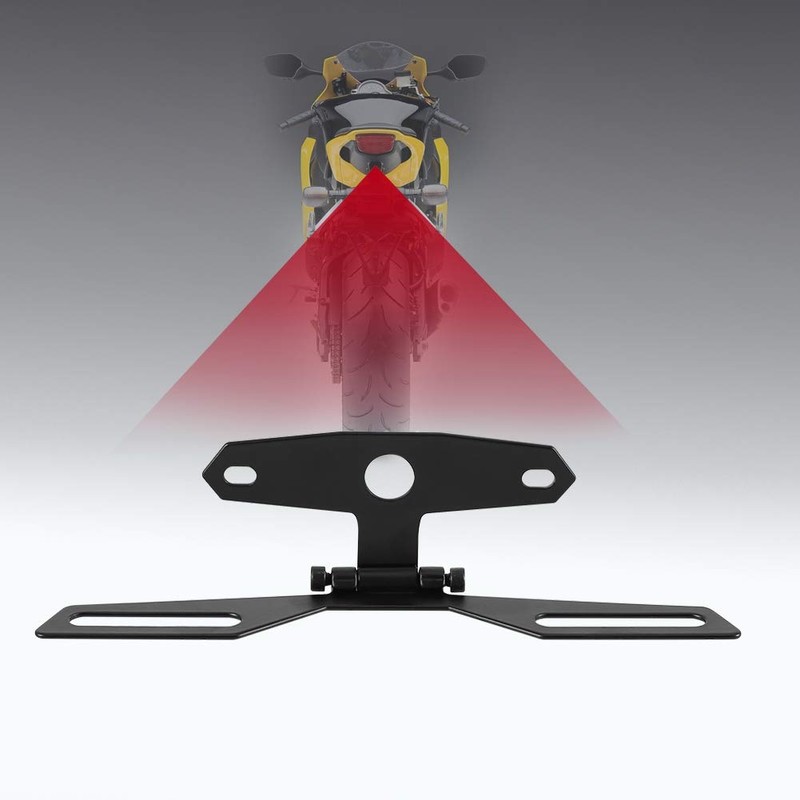 motorcycle phone mount ◈ License Plate Tail Light Holder, Fydun